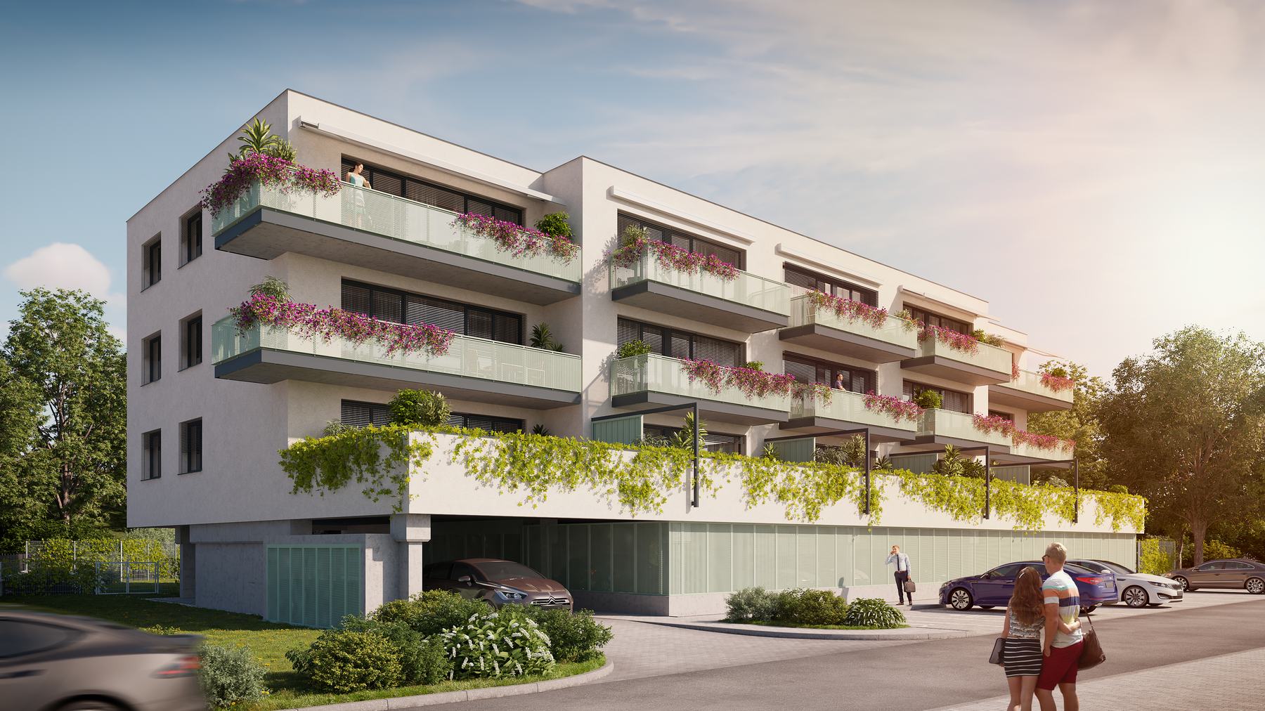 BD Ostopovice — pohled z ulice